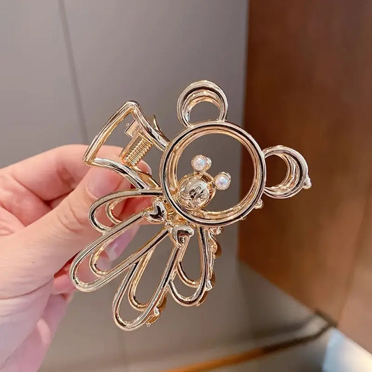 Teddy Metal Hair Claw Clip 1 pcs