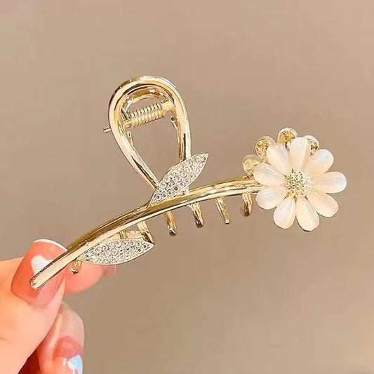 Flower Metal Hair Claw Clip 1 Piece